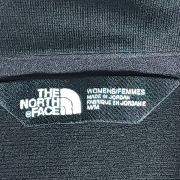 The North Face Women's NWT Tech Sz M Black Logo 1/4 Zip Outdoor Fleece Pullover - Picture 4 of 11